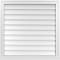Ekena Millwork Vertical Surface Mount PVC Gable Vent w/ 2"W x 2"H , Brickmould Sill Frame, 32"W x 32"H GVPVE32X3203SN - alternate 1